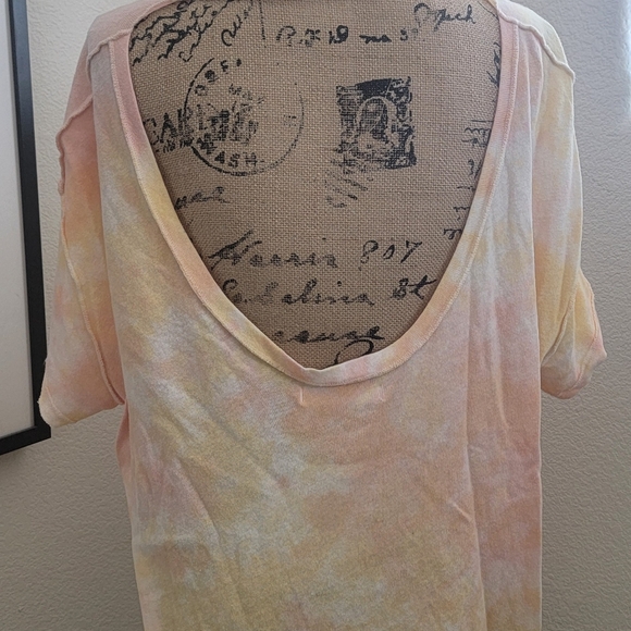 Free People All Mine Tie Dye Top Size Medium - Picture 3 of 5